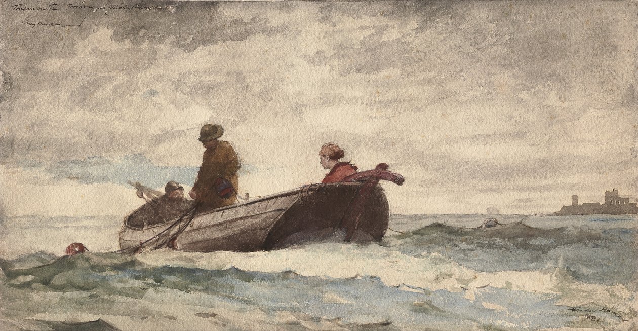 Tynemouth Priory, England, 1881 av Winslow Homer
