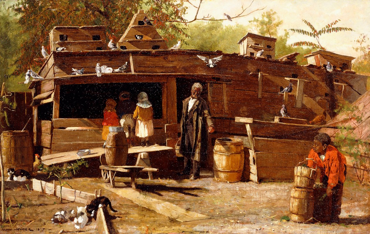 Onkel Ned hjemme, 1875 av Winslow Homer