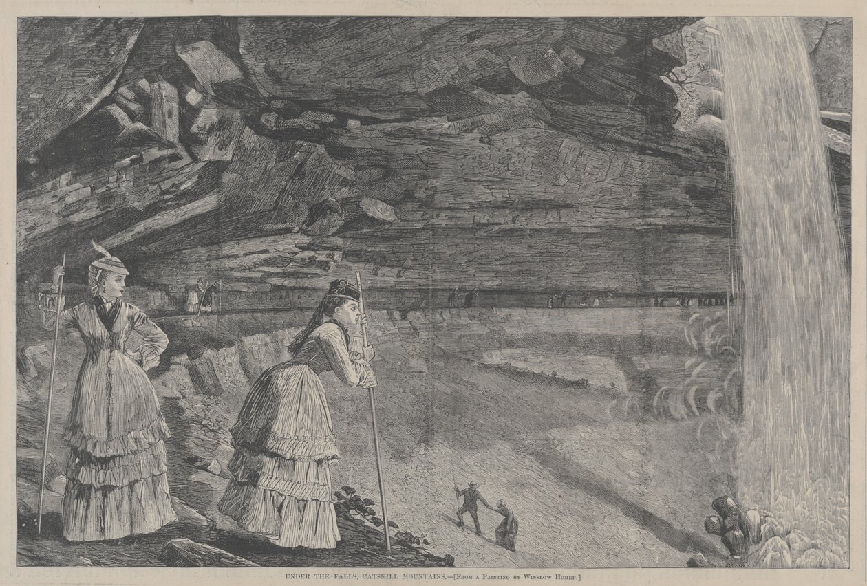 Under the Falls, Catskill Mountains Fra et maleri av Winslow Homer, 1872. av Winslow Homer