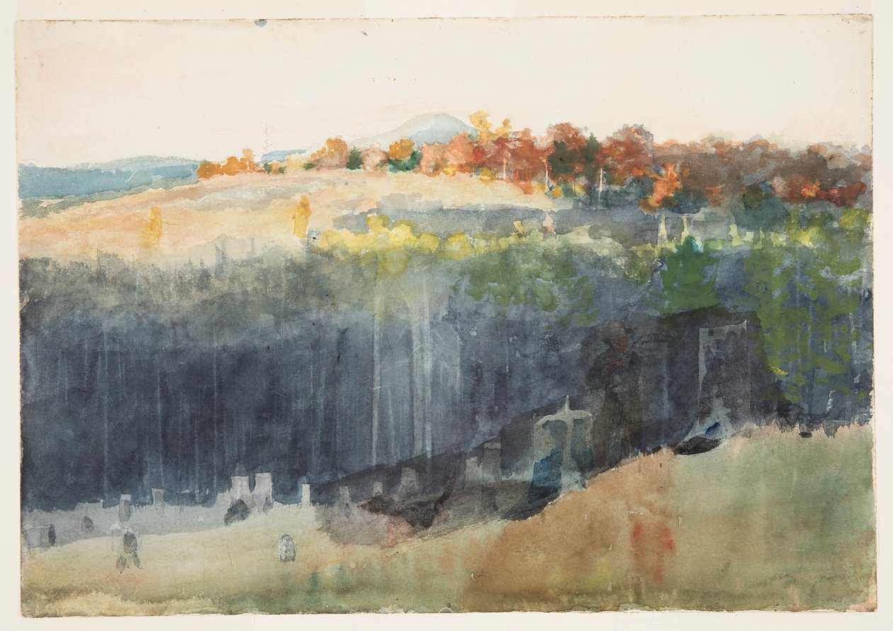 Valley og Hillside av Winslow Homer