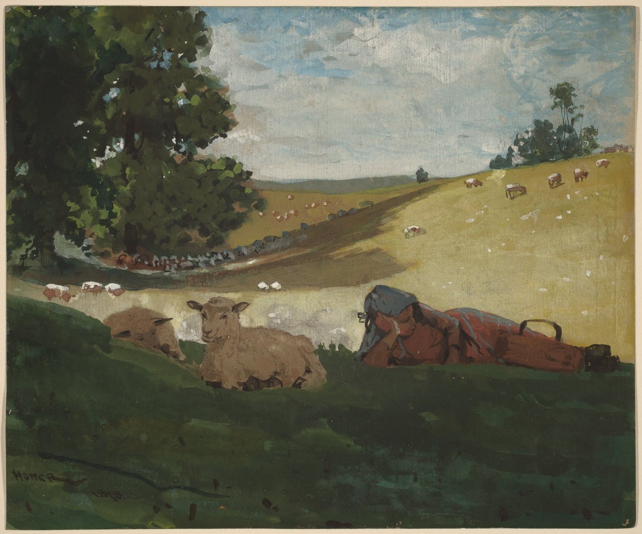 Varm ettermiddag av Winslow Homer