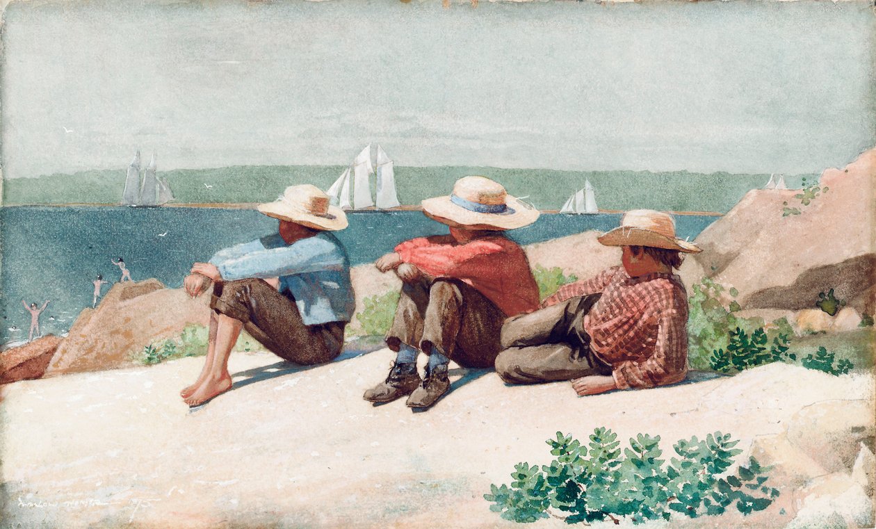 Ser på skipene, Gloucester av Winslow Homer