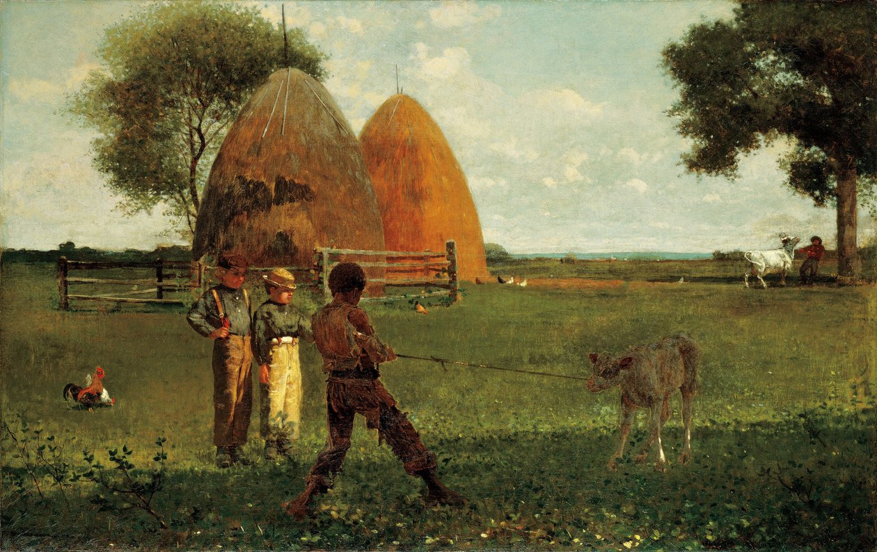 Avvenning av kalven av Winslow Homer