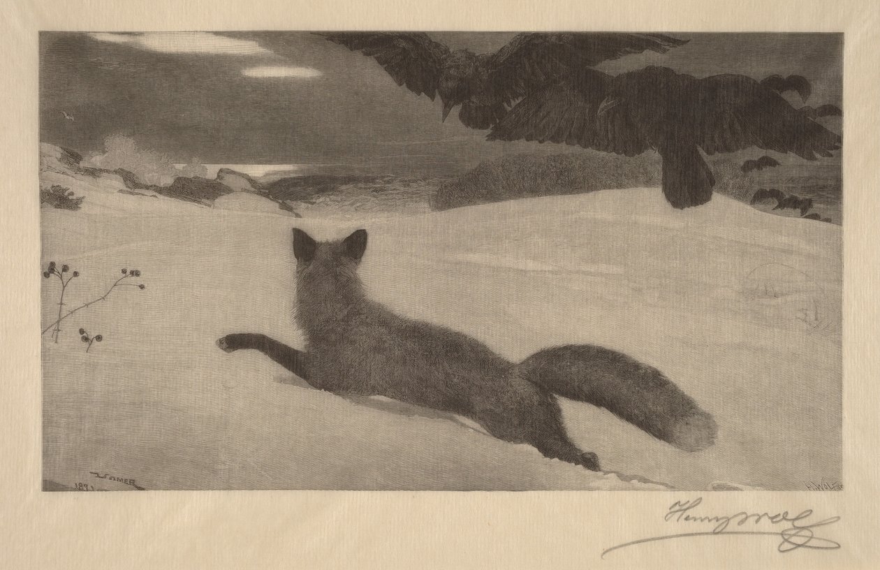 Vinter, revejakten av Winslow Homer
