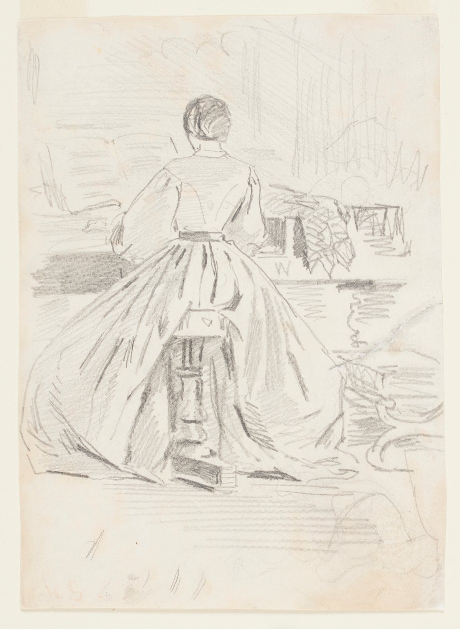 Kvinne på piano av Winslow Homer
