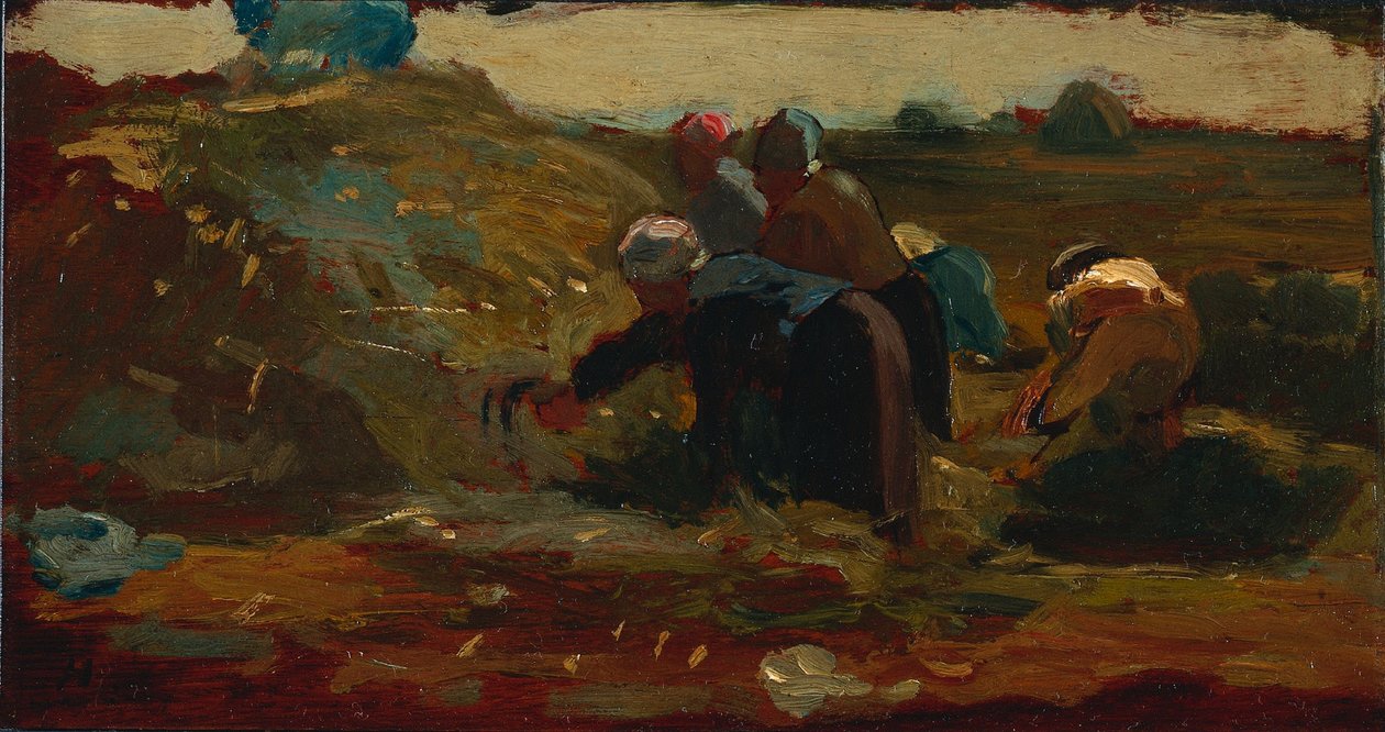 Kvinner som arbeider i et felt, 1867. av Winslow Homer
