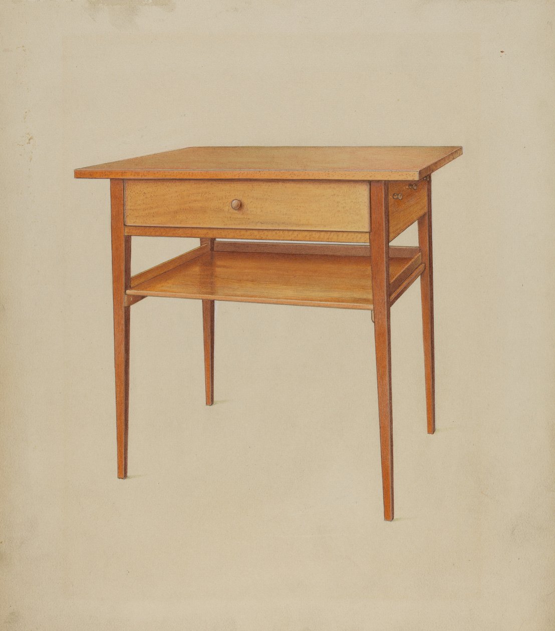 Shaker Table, 1937. av Winslow Rich