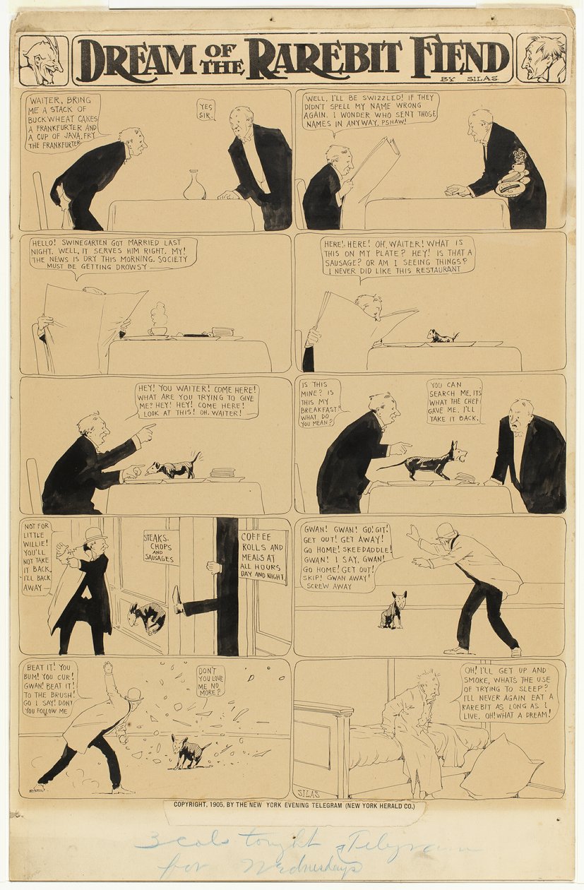 Drøm om Rarebit Fiend av Winsor McCay