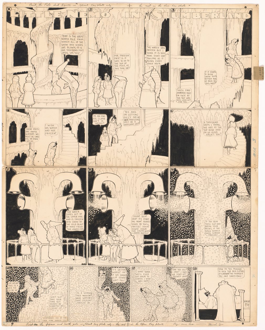 Lille Nemo i Slumberland: Klatring på den store nordpolen av Winsor McCay