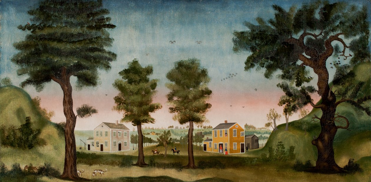Homestead av general Timothy Ruggles, Hardwick, Massachusetts, 1770-75 av Winthrop Chandler