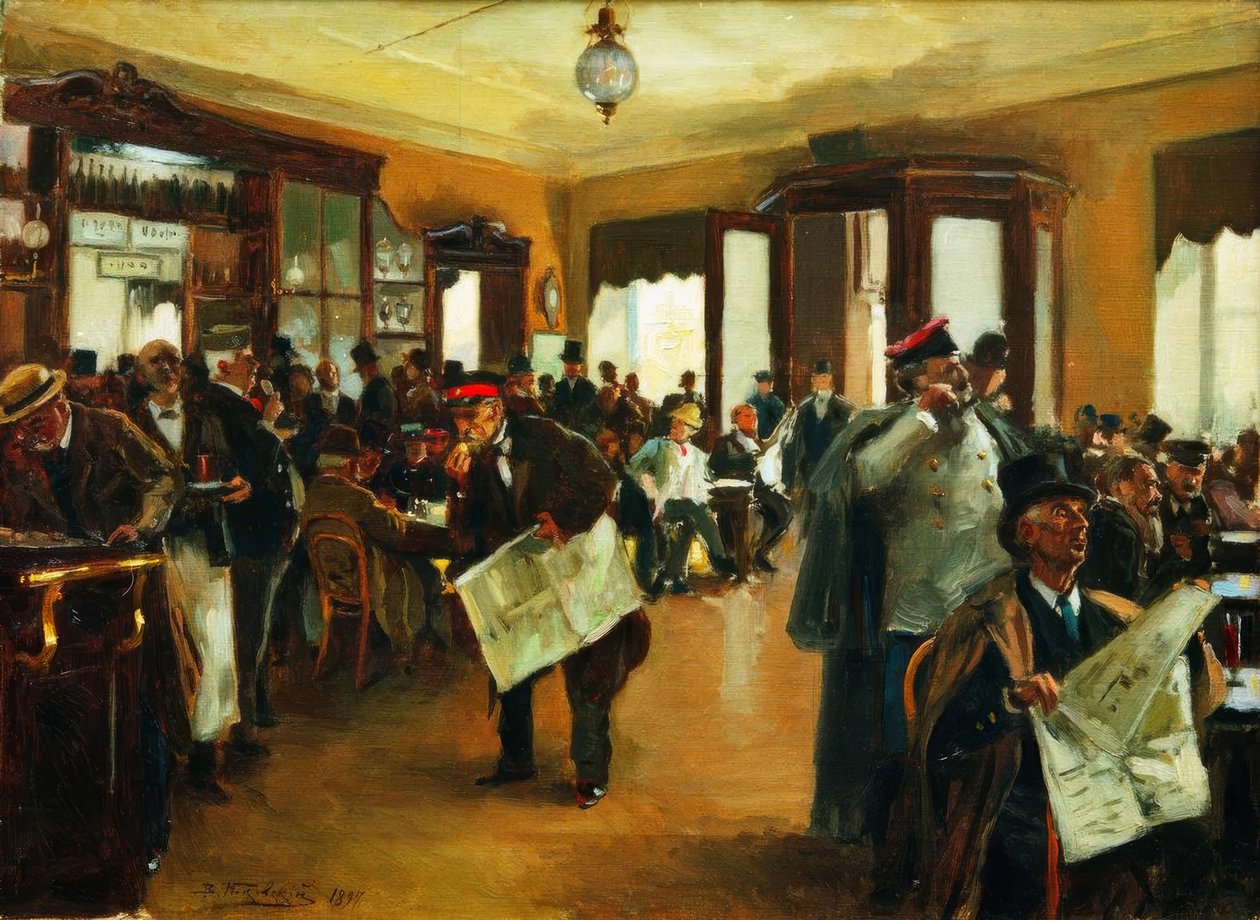 Jeg er Cafe Dominique av Wladimir Jegorowitsch Makowski