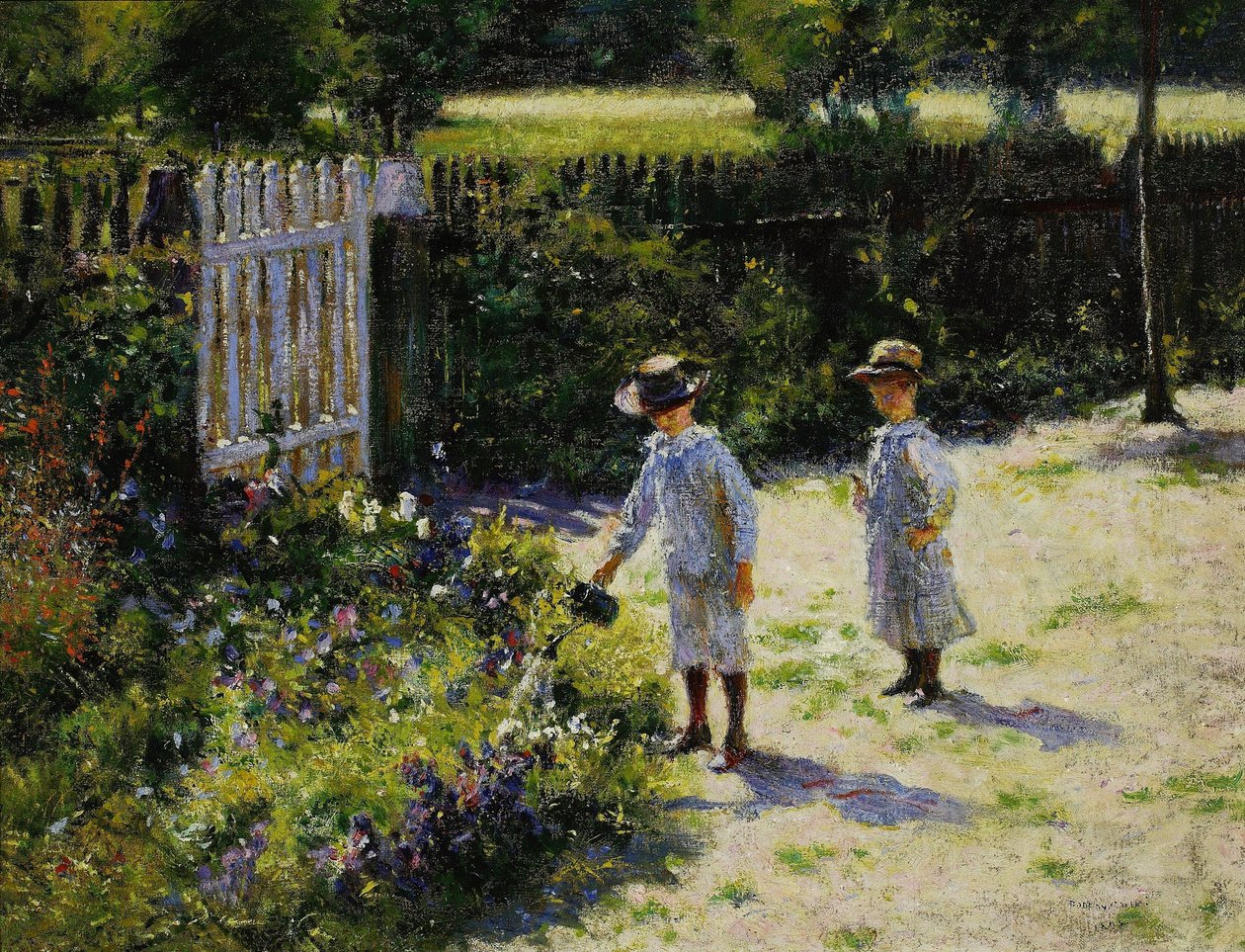 Barn i hagen av Wladyslaw Podkowinski