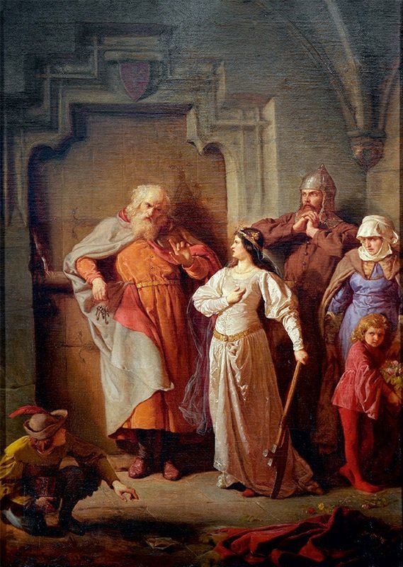 Krolowa Jadwiga og Dymitr z Goraja Dronning Jadwiga og Dymitr av Goraj av Wojciech Gerson