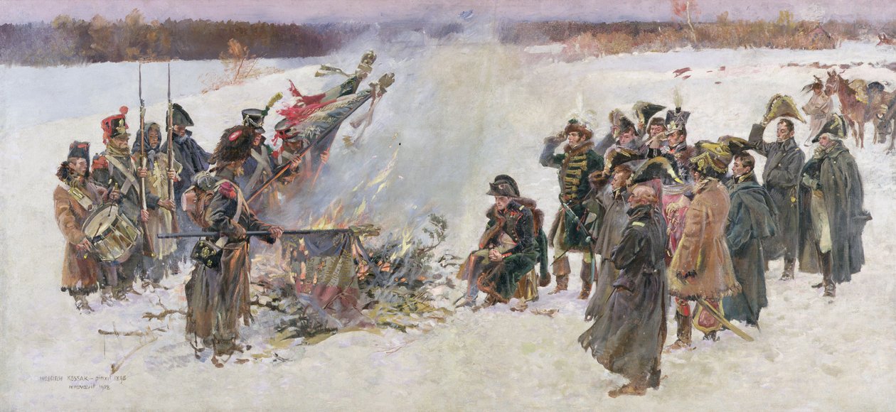 Burning of Standards i 1812, 1896, fragment av 
