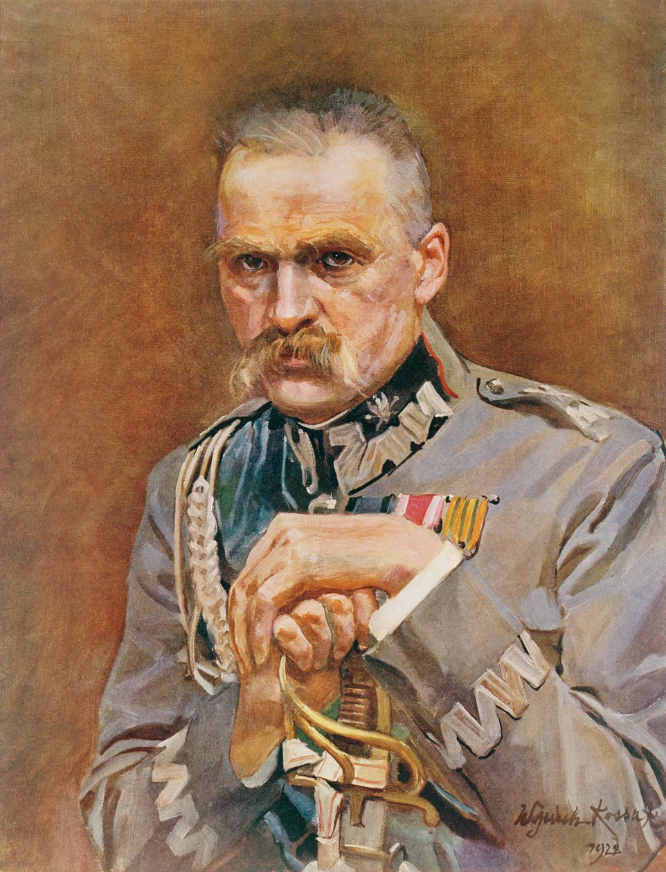 Marskalk Joseph Pilsudski (1867–1935) av Wojciech Kossak