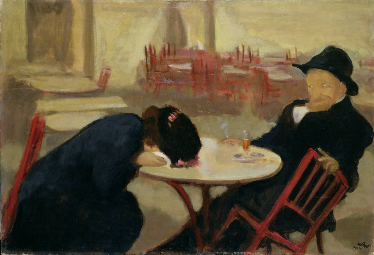Demonen eller i kafeen, 1904 av Wojciech Stanislaw Weiss