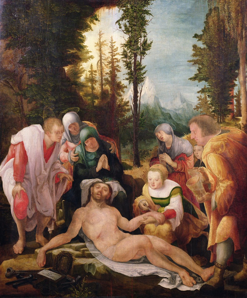 Klagesangen, 1524 av Wolf Huber