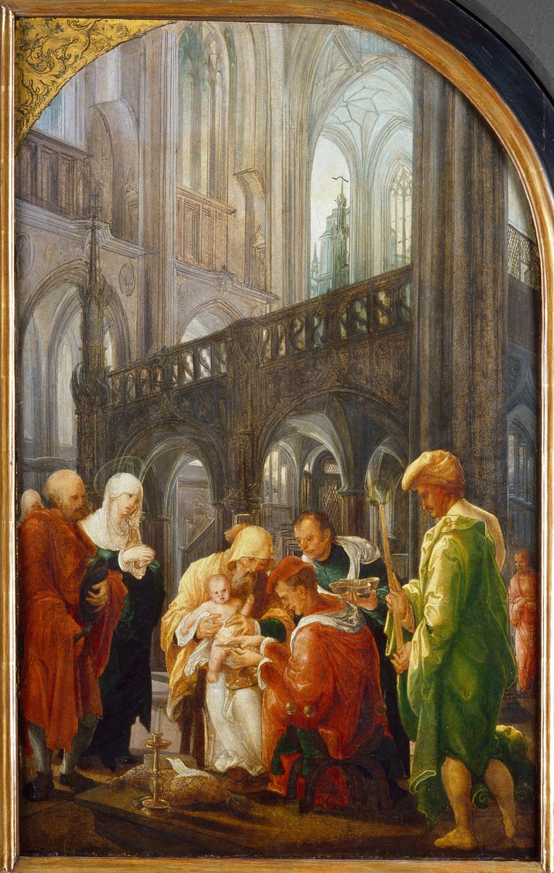 Kristi omskjæring, 1521 av Wolf Huber