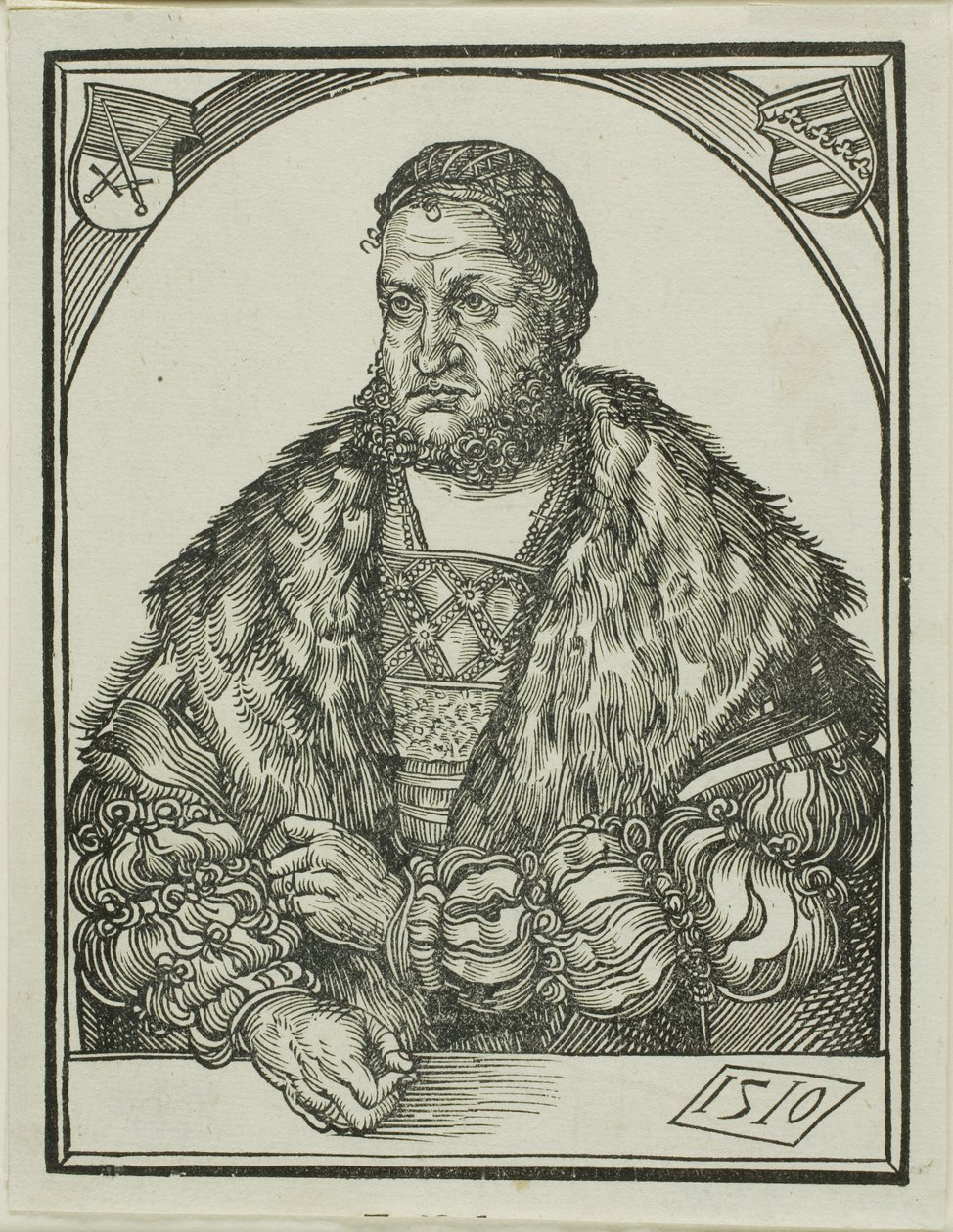 Kurfyrst Frederick III av Sachsen, fra Det intellektuelle speilet av menneskelig lykke av Wolf Traut