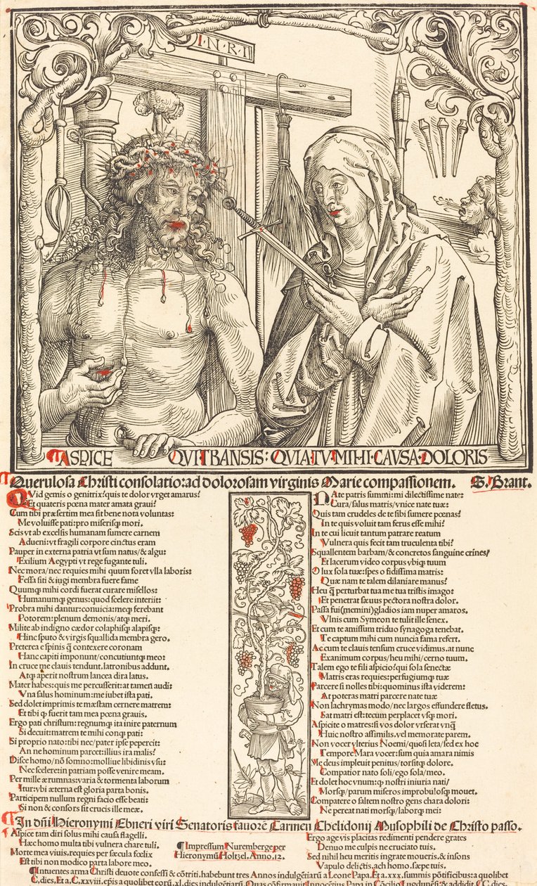 The Man of Sorrows and Mater Dolorosa av Wolf Traut