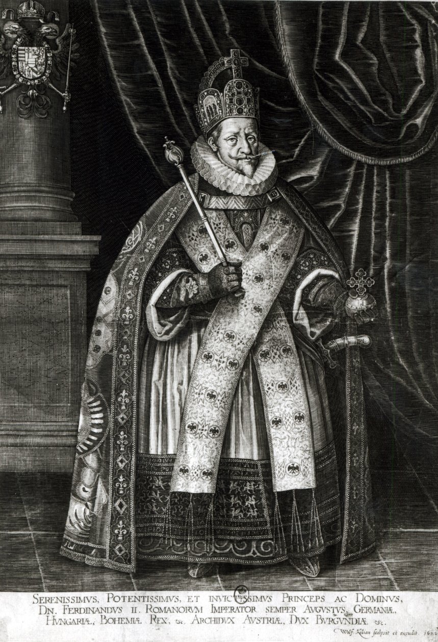 Ferdinand II (1578-1637) 1622 av Wolfgang Kilian