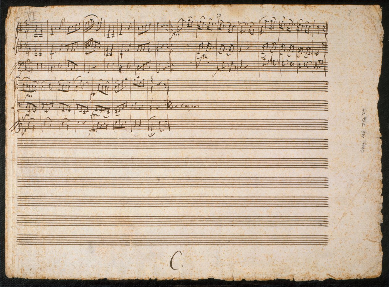 Seks motdanser, 1784 av Wolfgang Amadeus Mozart