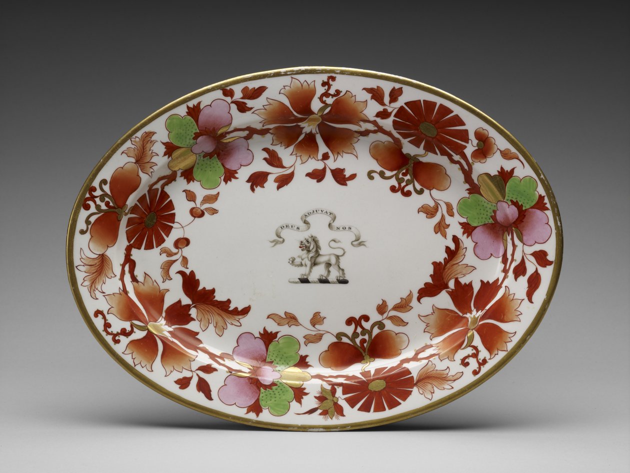 Tallerken av Worcester Porcelain Manufactory