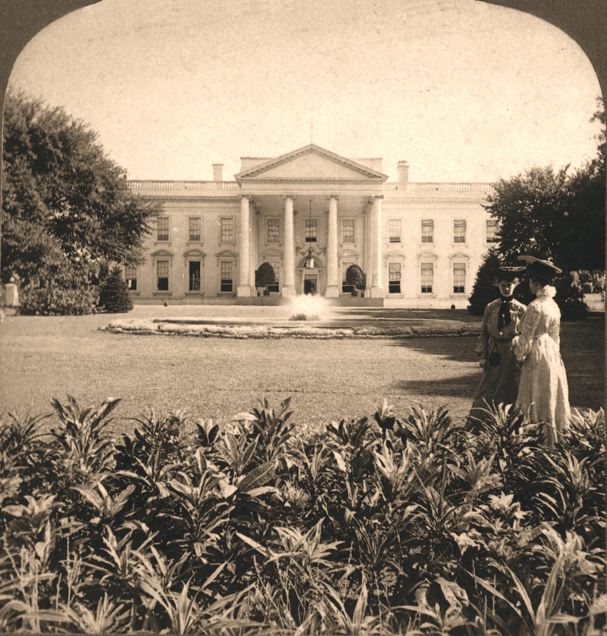 Det hvite hus, Washington D.C., 1908. av Works and Sun Sculpture Studios