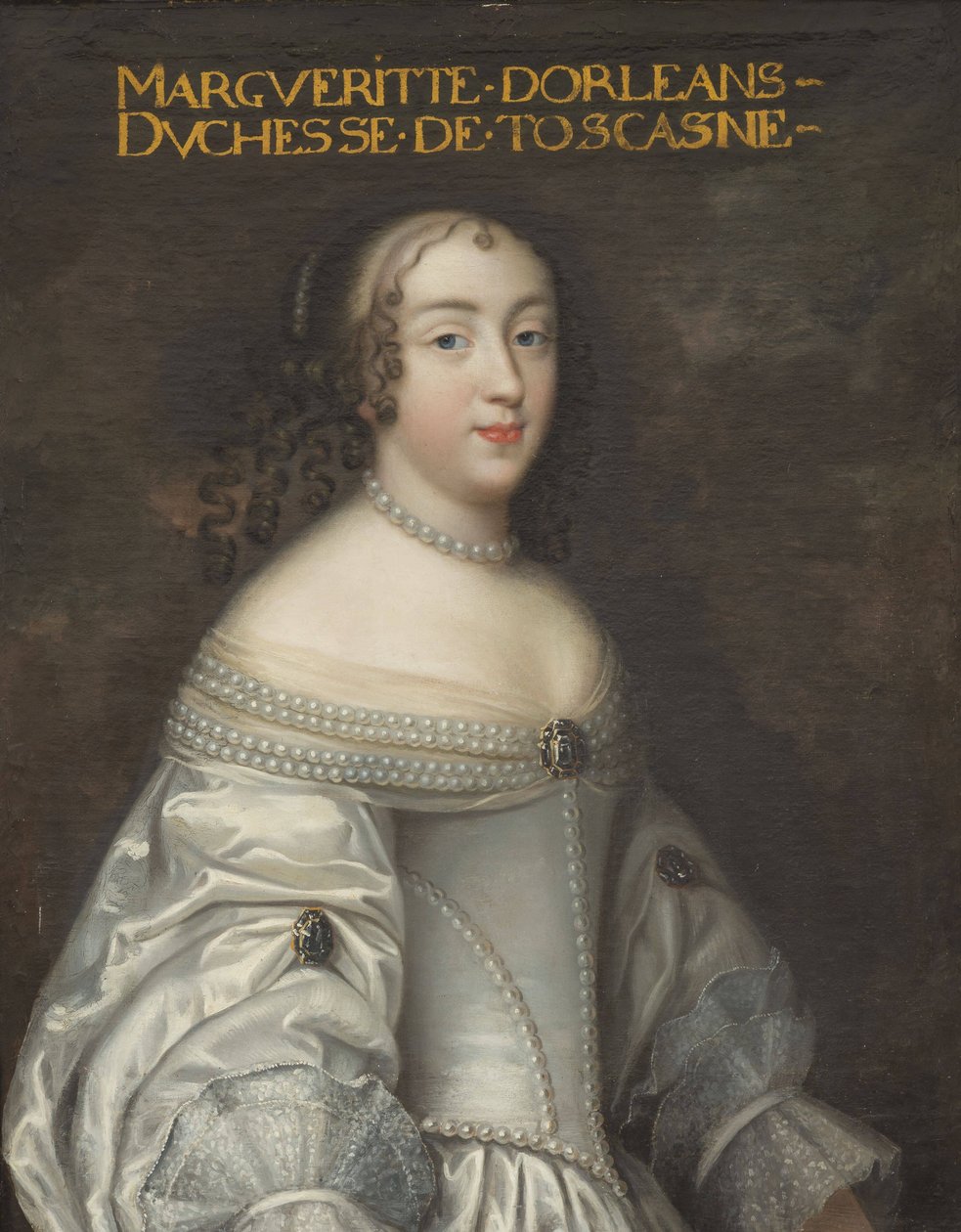 Marguerite Louise de Bourbon-Orléans, storhertuginne av Toscana (1645-1721) av Workshop of Charles Beaubrun