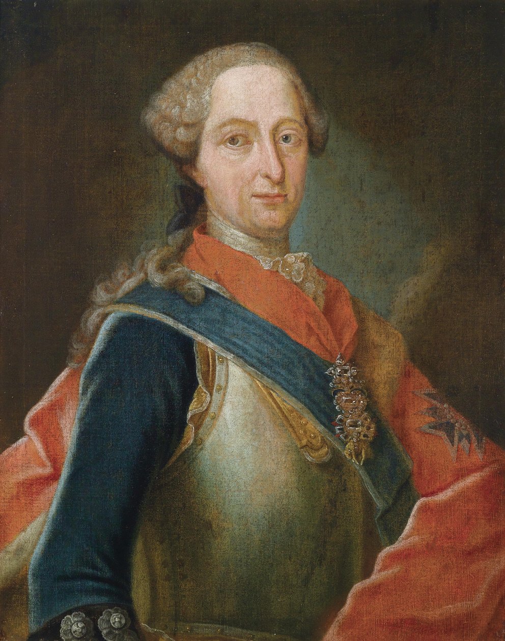 Portrett av Maximilian III Joseph av Workshop of Georg Desmarées