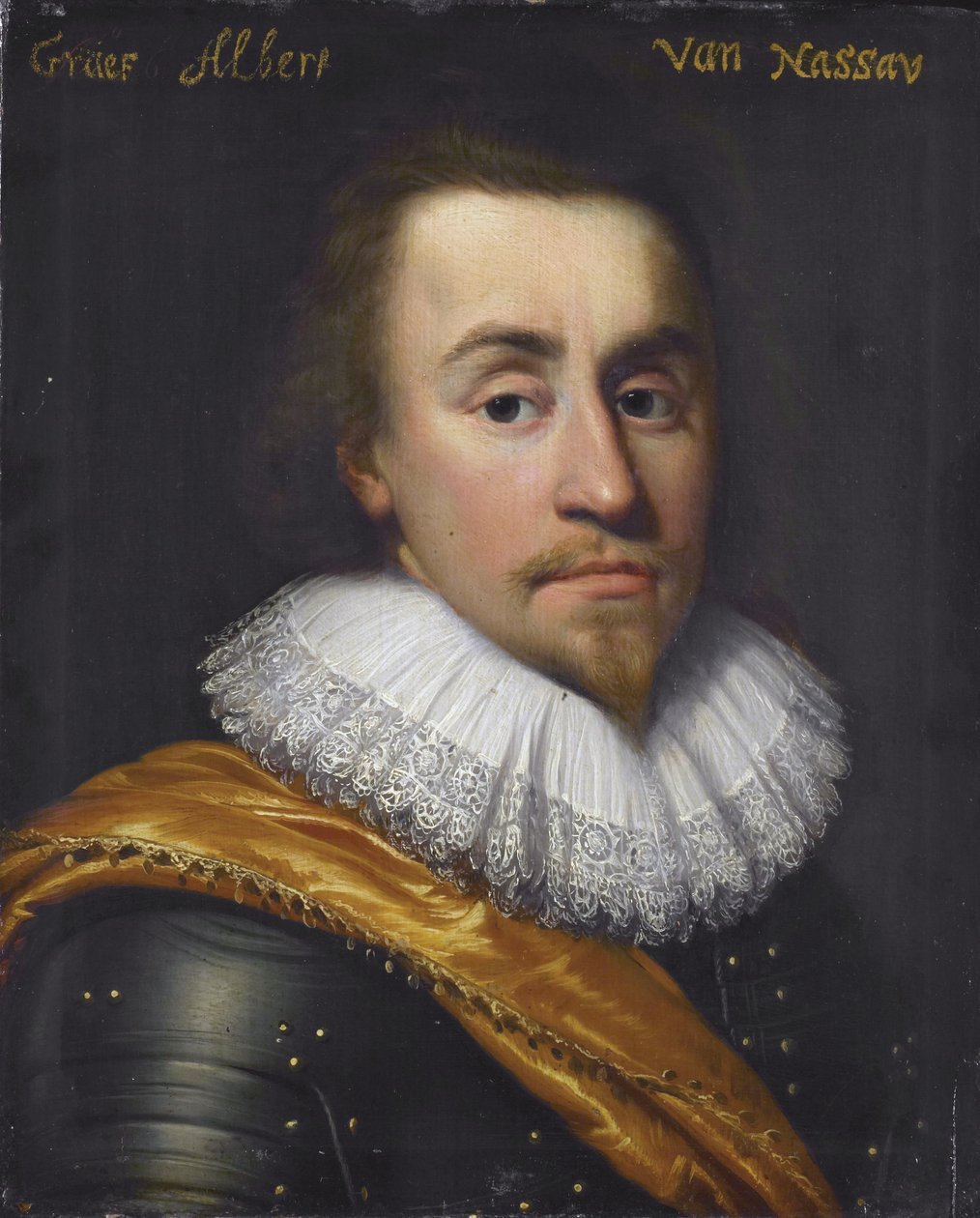 Portrett av Albert (1596–1626), greve av Nassau-Dillenburg av Jan Anthonisz. van Ravesteyn