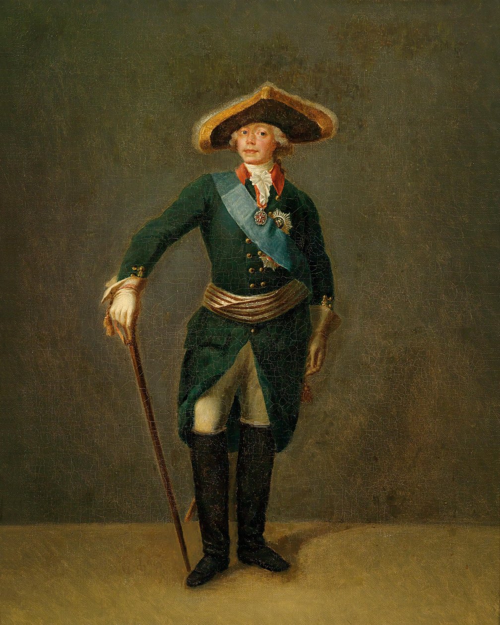 Portrett av Paul I av Stepan Semenovich Shchukin