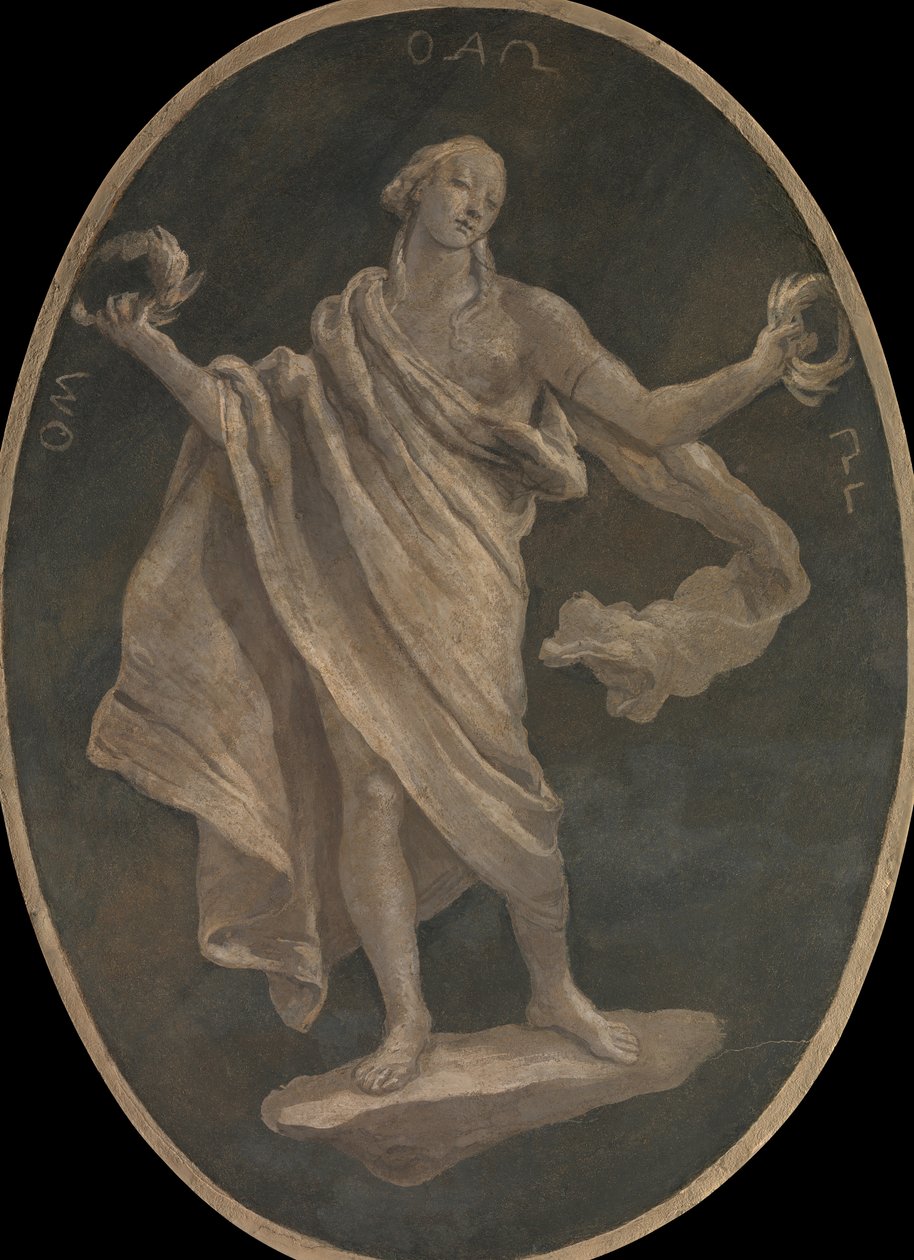 En dyd, muligens patriotisme, 1760. av Workshop of Giovanni Battista Tiepolo