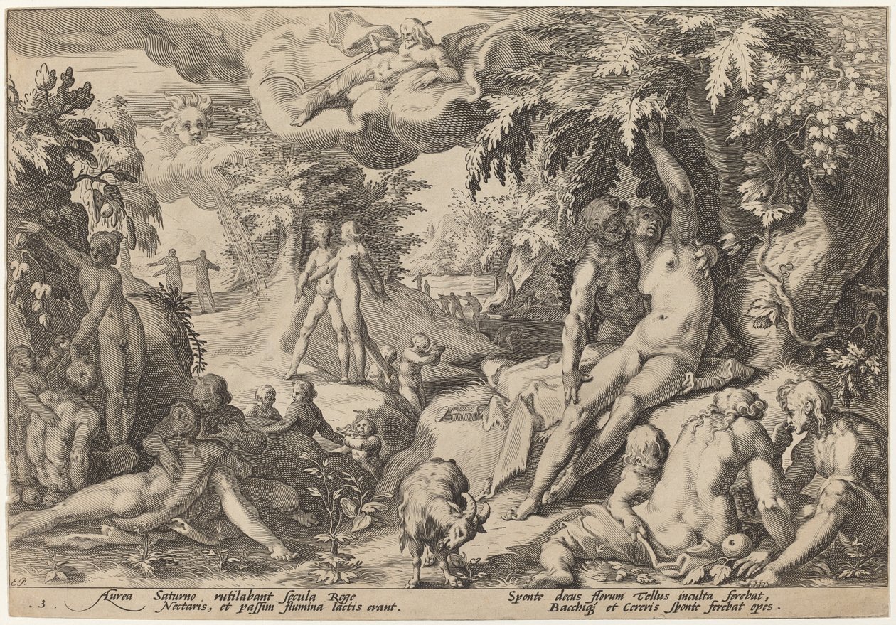 Gullalderen av Workshop of Hendrick Goltzius, after Hendrick Goltzius