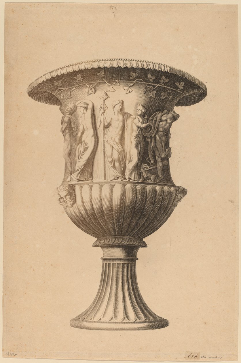 Stor vase. av Workshop of Johann Teyler