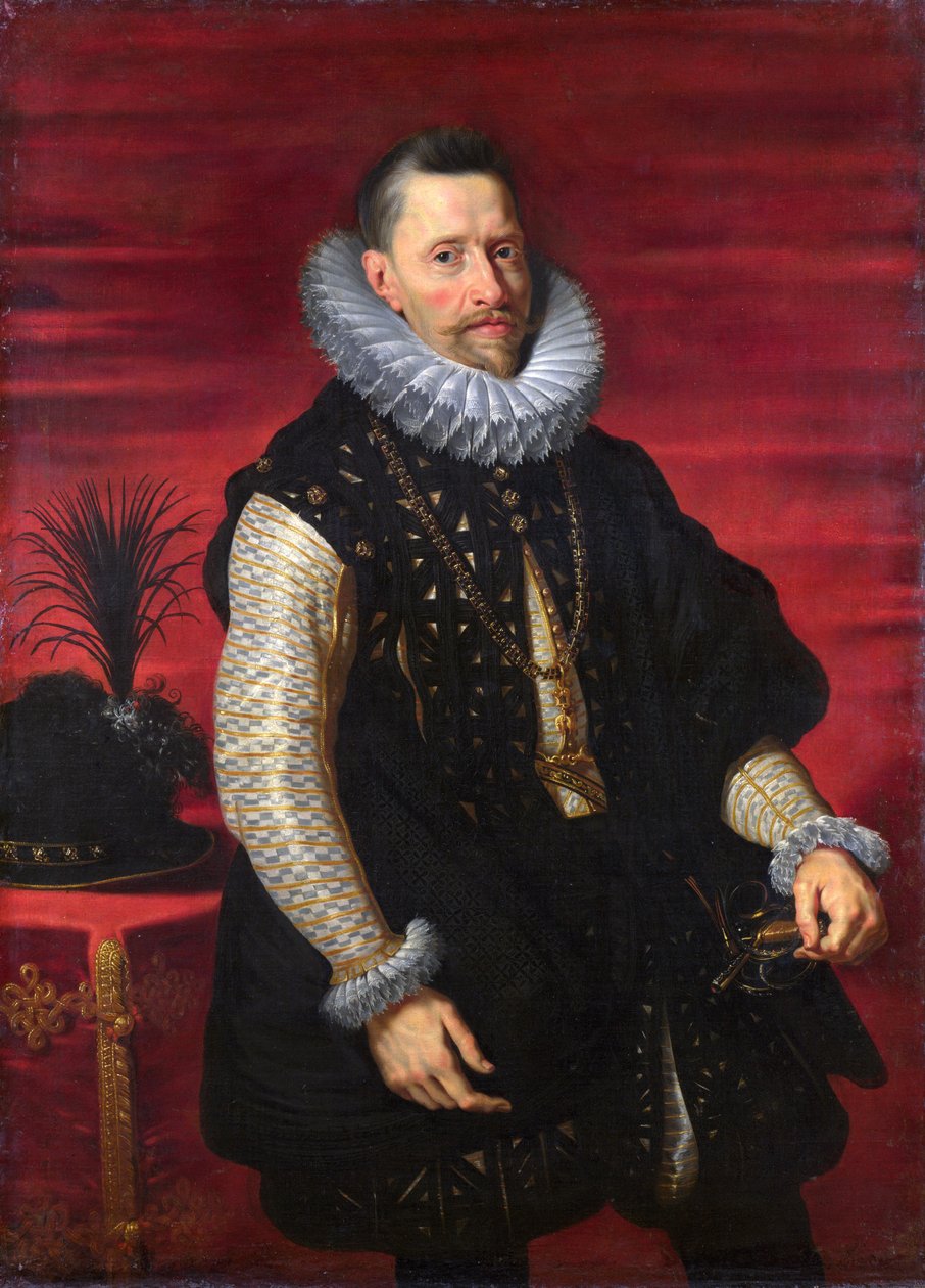 Portrett av erkehertug Albert av Østerrike (1559 - 1621) av Workshop of Peter Paul Rubens