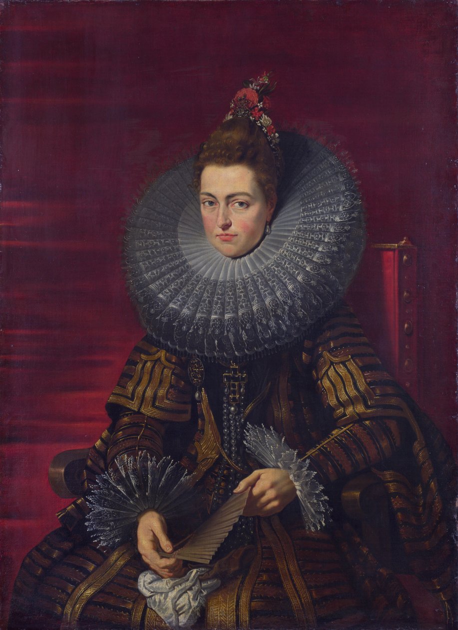 Portrett av Isabella Clara Eugenia-regent av Nederland av Workshop of Peter Paul Rubens