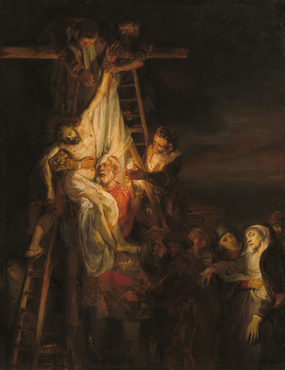 Nedstigningen fra korset, 16501652 av Workshop of Rembrandt