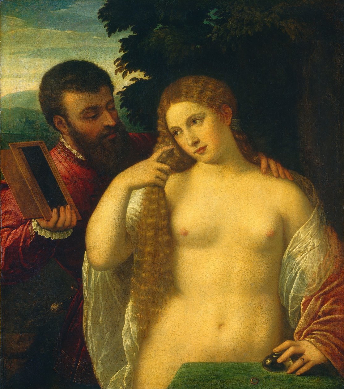 Allegori om kjærlighet av Workshop of Titian