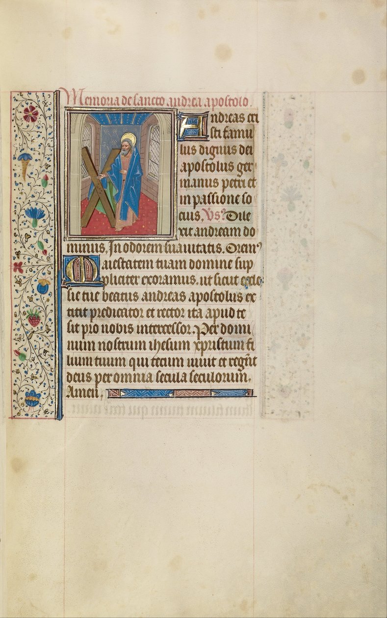 Saint Andrew av Workshop of Willem Vrelant