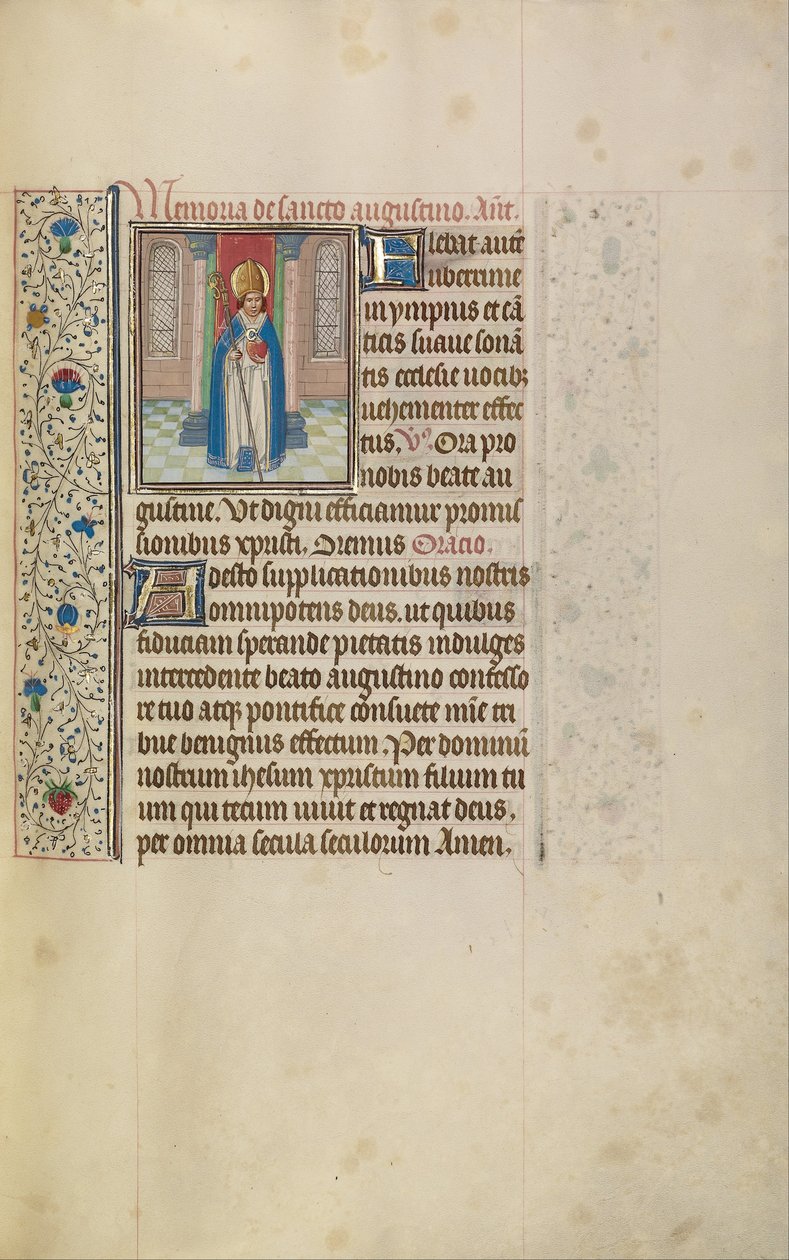 Saint Augustine av Workshop of Willem Vrelant