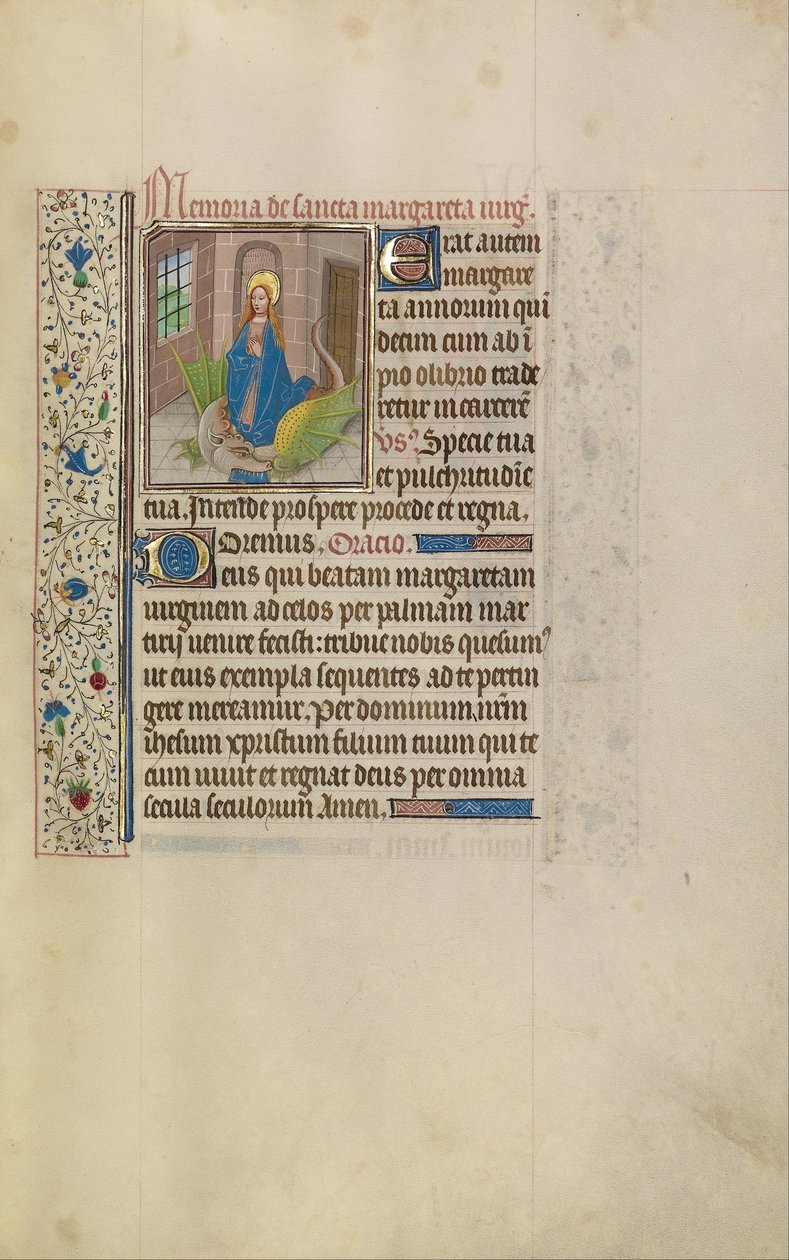 Saint Margaret av Workshop of Willem Vrelant