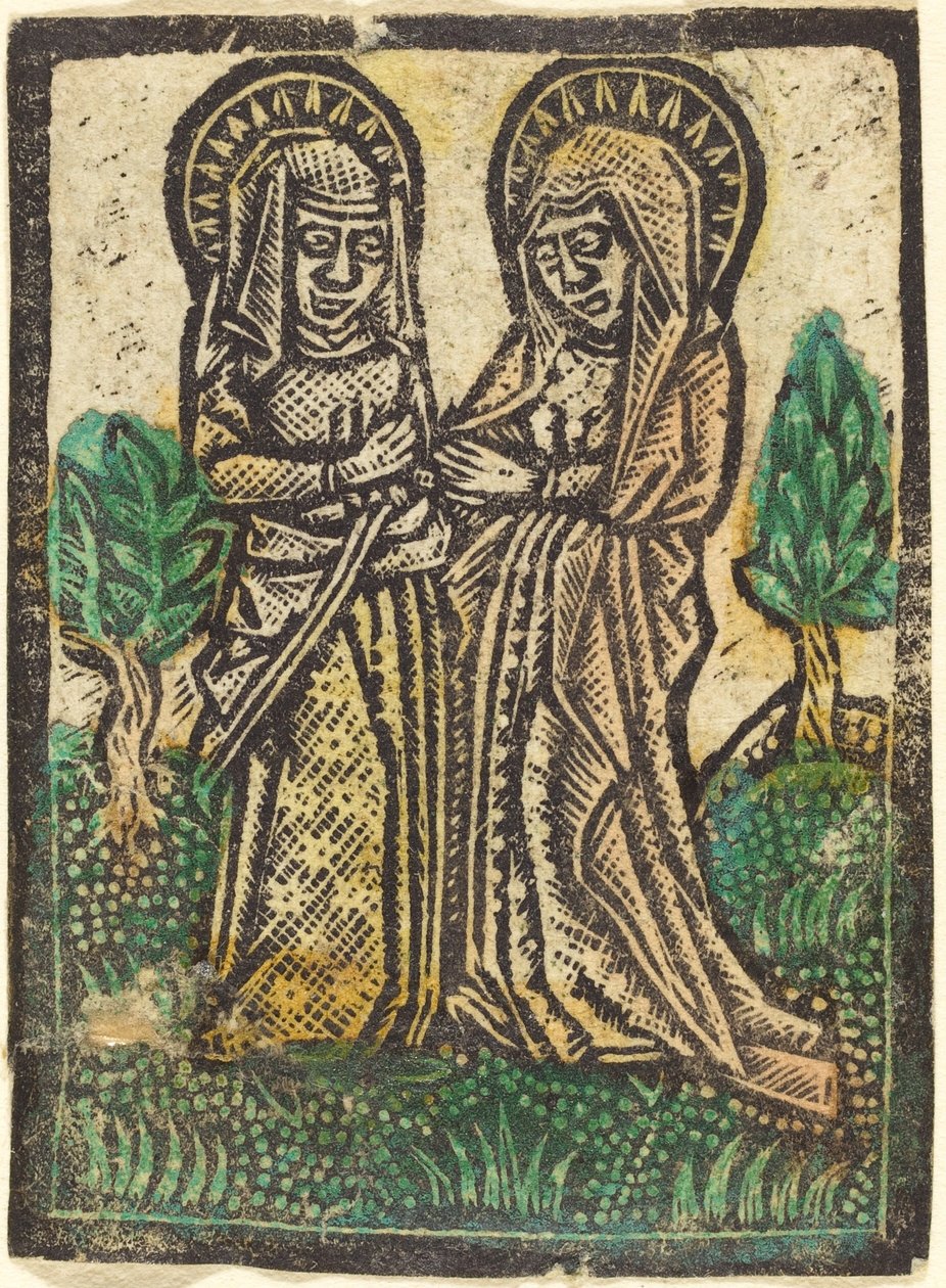 The Visitation, 14601480. av Workshop of the Master of the