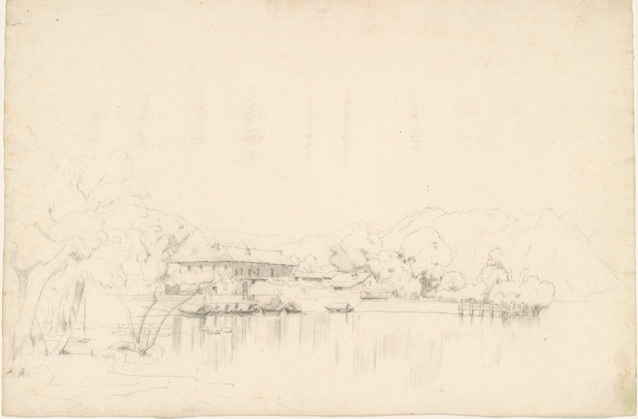 Lake Houses av Worthington Whittredge