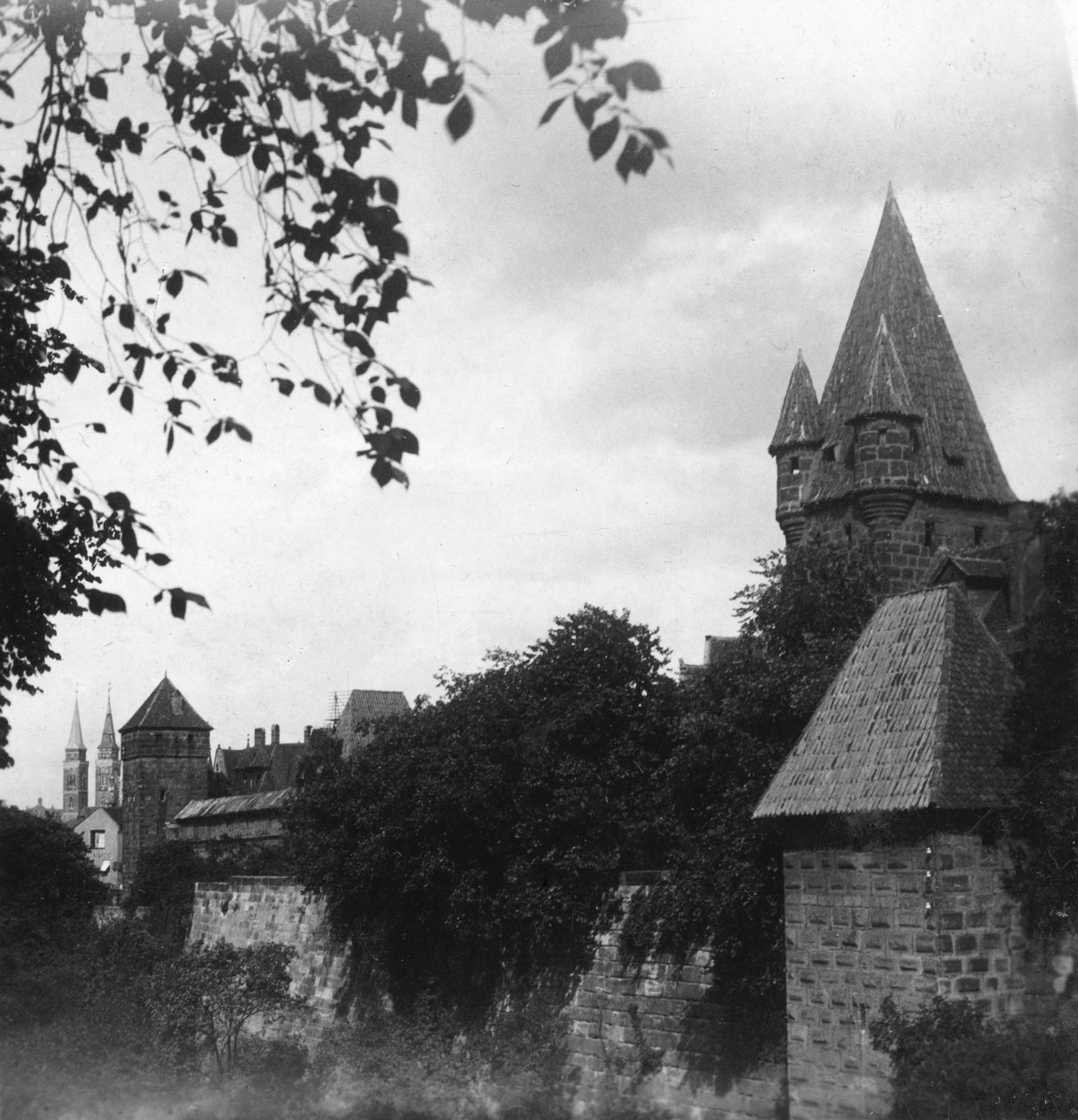 Stadtgraben, Bayern, Tyskland, ca 1900-tallet. av Wurthle and Sons
