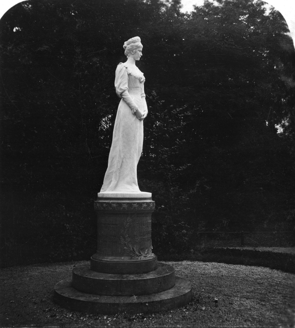 Statue av Elizabeth av Russland 1709-1762, Salzburg, Østerrike, 1900-tallet. av Wurthle and Sons