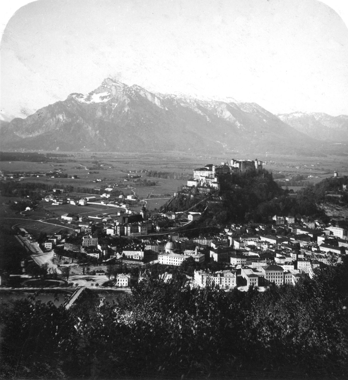 Kapuzinerberg, Salzburg, Østerrike, ca 1900 av Wurthle and Sons