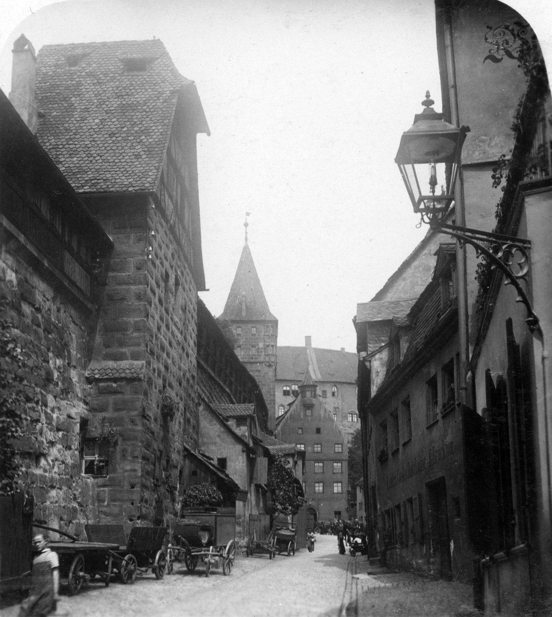 Tiergartnertor, Nürnberg, Tyskland, ca 1900-tallet. av Wurthle and Sons