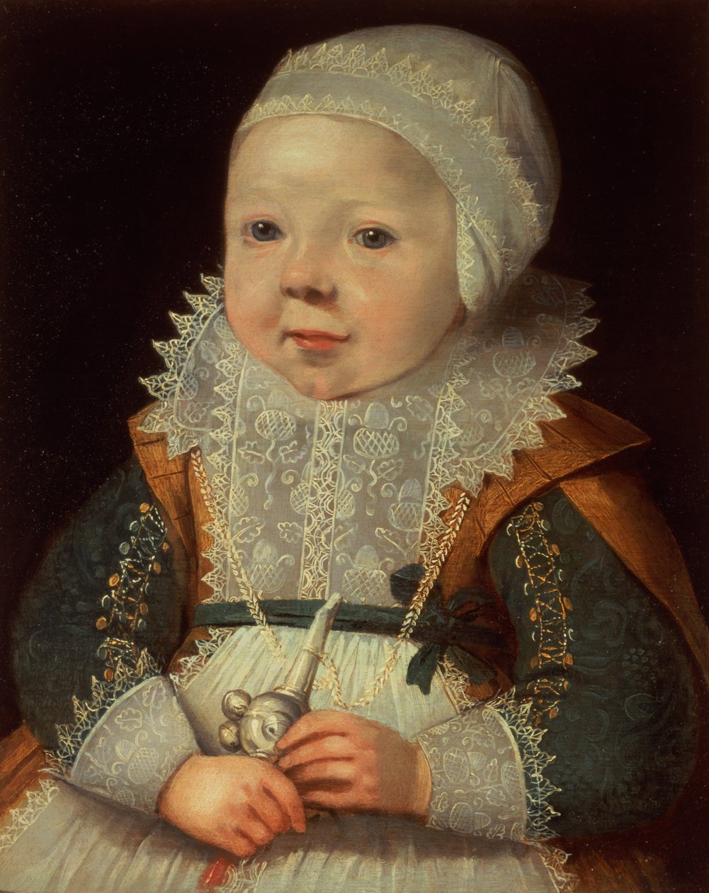 Portrett av et barn av Wybrand Simonsz. de Geest