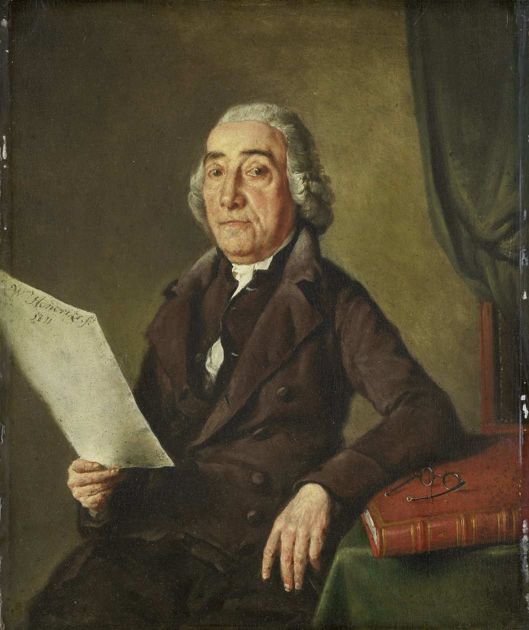 Jacob de Vos Sr. (1735-1833), kunstsamler i Amsterdam av Wybrand Hendriks